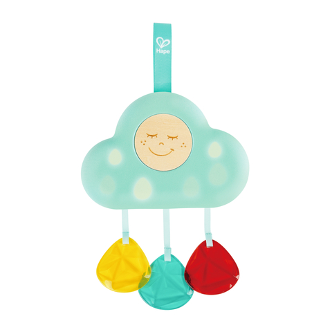 Hape Musical Cloud Light | Baby's Crib Mobile with Music, Lights & Sensor
