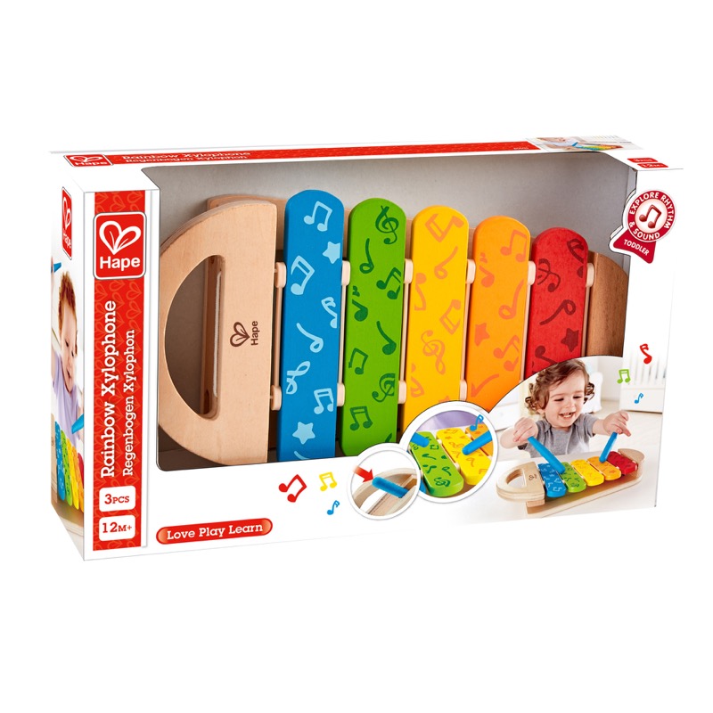 wooden rainbow xylophone